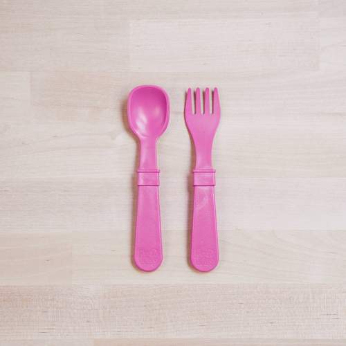 Re-Play Recycled Toddler Utensil Pair