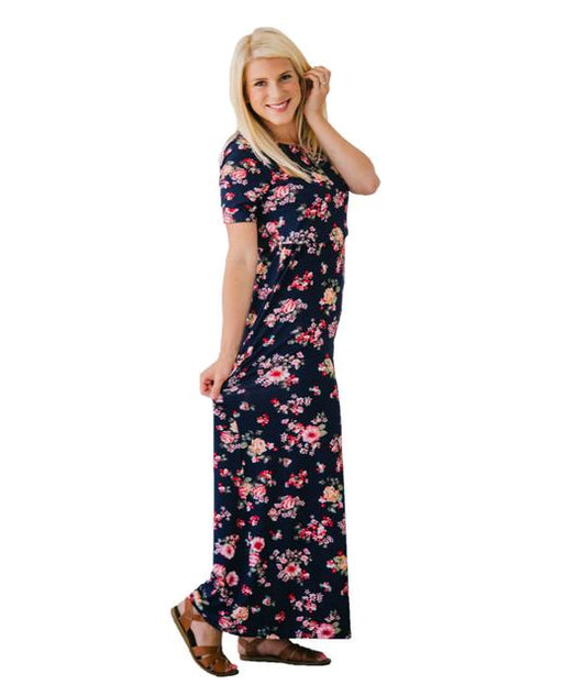 Undercover mumma - Floral, Navy