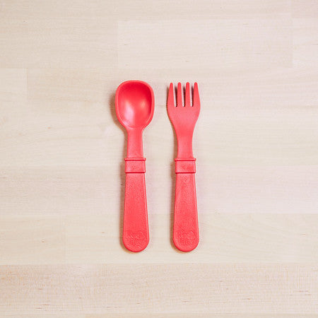 Re-Play Recycled Toddler Utensil Pair