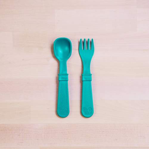 Re-Play Recycled Toddler Utensil Pair