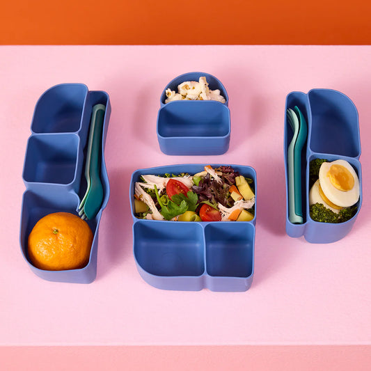 Large Lunchbox silicone bento tray - Cosmic