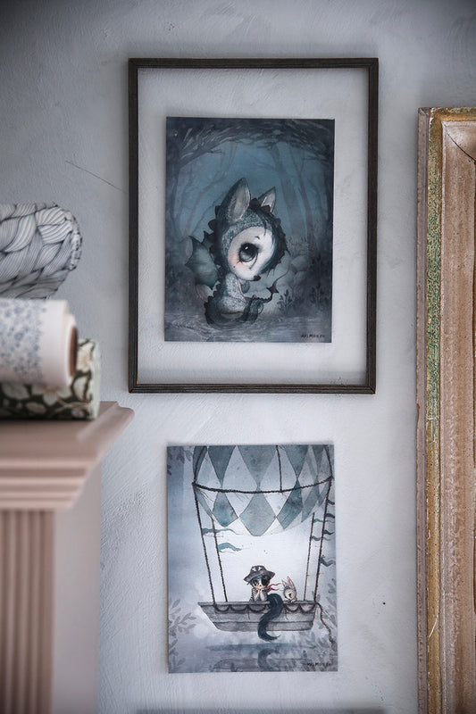 MRS MIGHETTO - 2 Pack 18x24cm Mr Tom/ Flying Boat