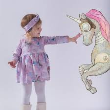 Unicorn Dress - Aster and Oak