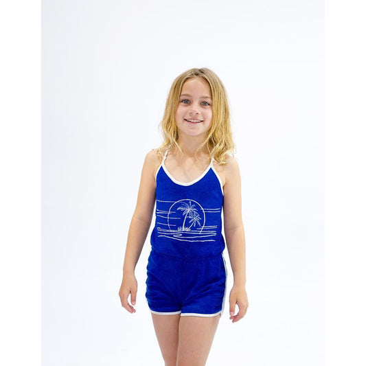 Sunset Terry Loop Romper