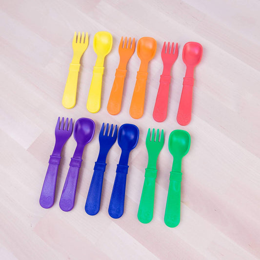 Re-Play Recycled Toddler Utensil Pair